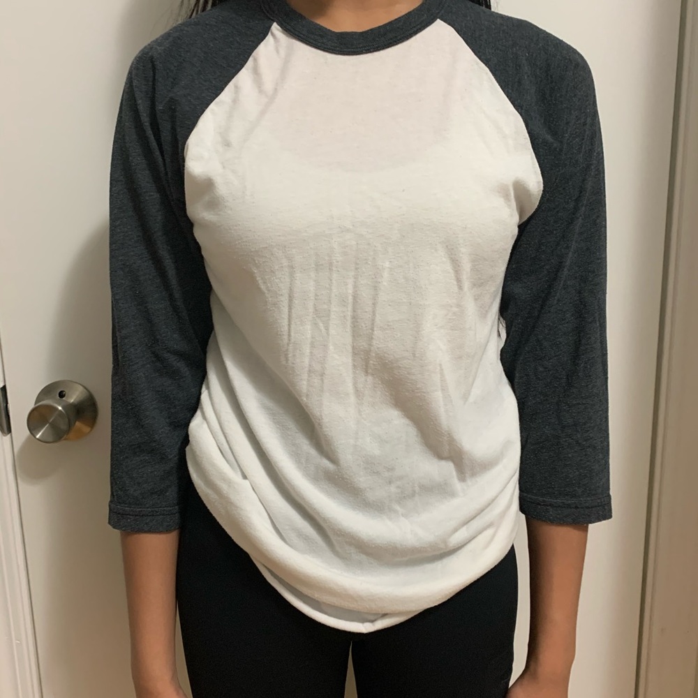 American Apparel baseball shirt